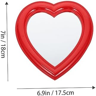 BESTYASH Heart Shaped Desktop Makeup Mirror 1