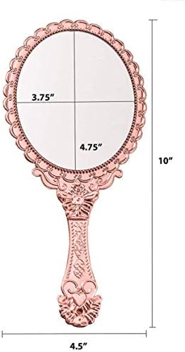 Daycount Vanity Hand Makeup Mirror Rose Gold 1