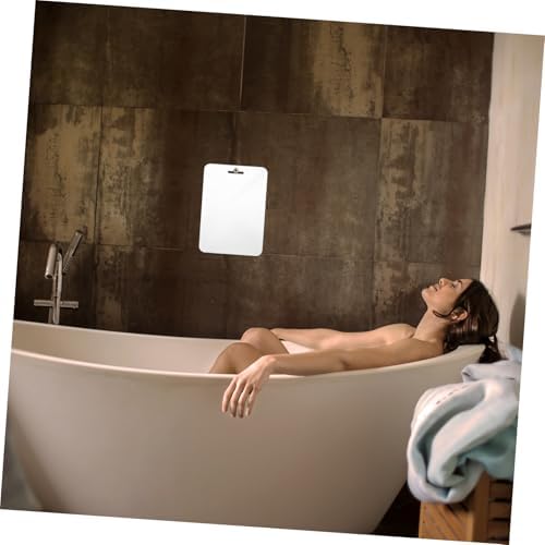 Large 30x20cm Shatterproof Fogless Acrylic Mirror for Bathroom Shaving Makeup Travel