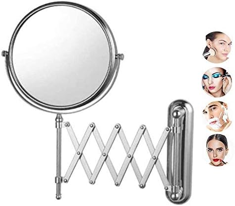 PRIMUZ Makeup Mirror Wall Mount 360 Rotating