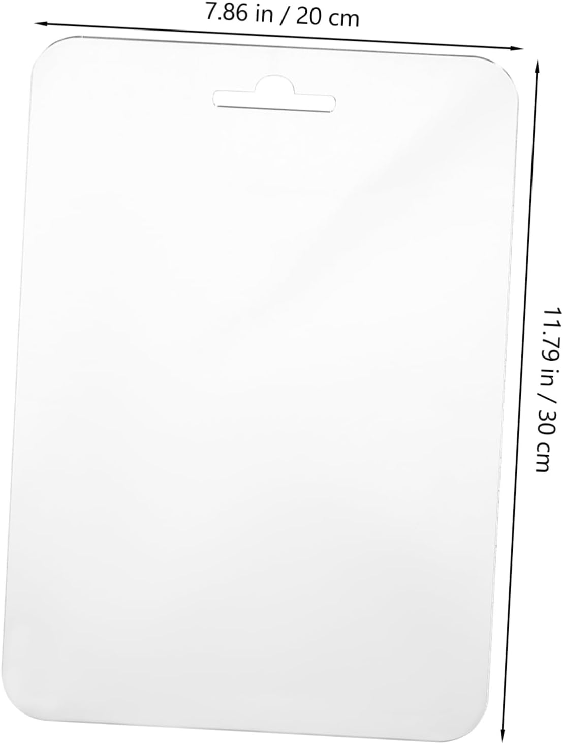 BESTYASH Large Fogless Shower Mirror 30x20cm Shatterproof Acrylic for Travel