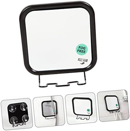 Happyyami Fogless Shower Mirror with Suction Cups