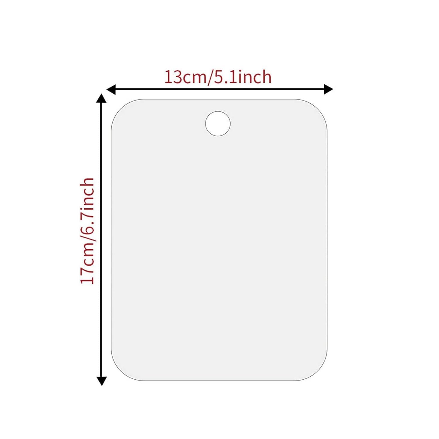 Shatterproof Shower Mirror Fogless for Shaving and Travel