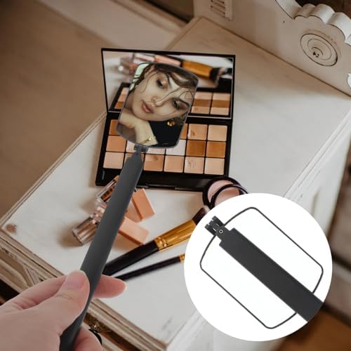 SKISUNO Handheld Lash Inspection Mirror for Extensions and Makeup