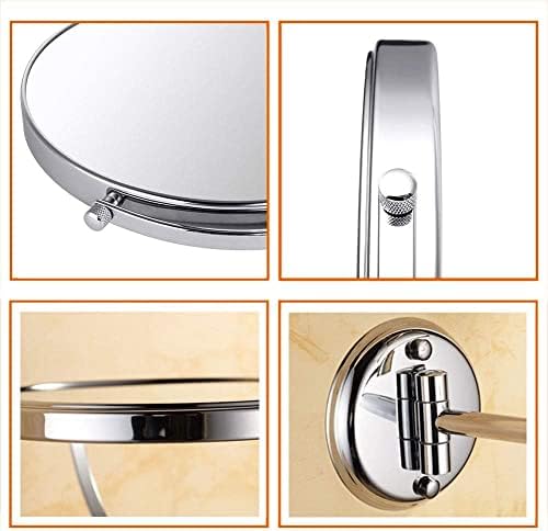 LCARY 10X Magnification Makeup Mirror Wall Mounted