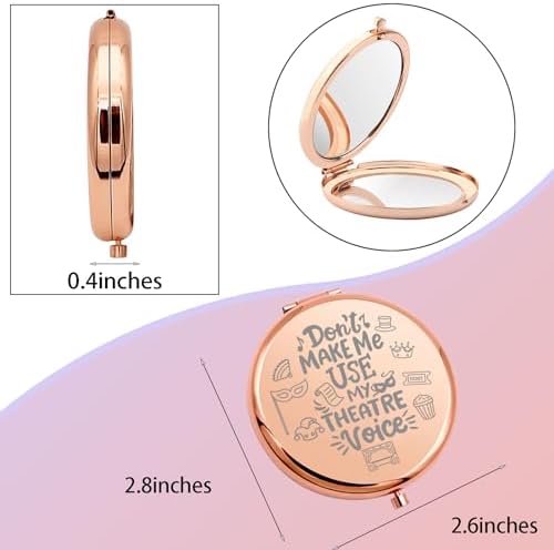 WSNANG Drama Voice Mirror Compact Gift For Makeup