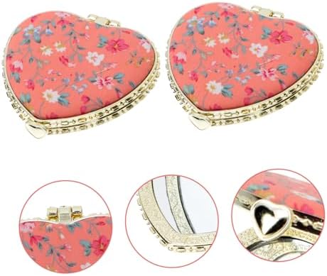 Heart Double-Sided Makeup Mirror for Beauty