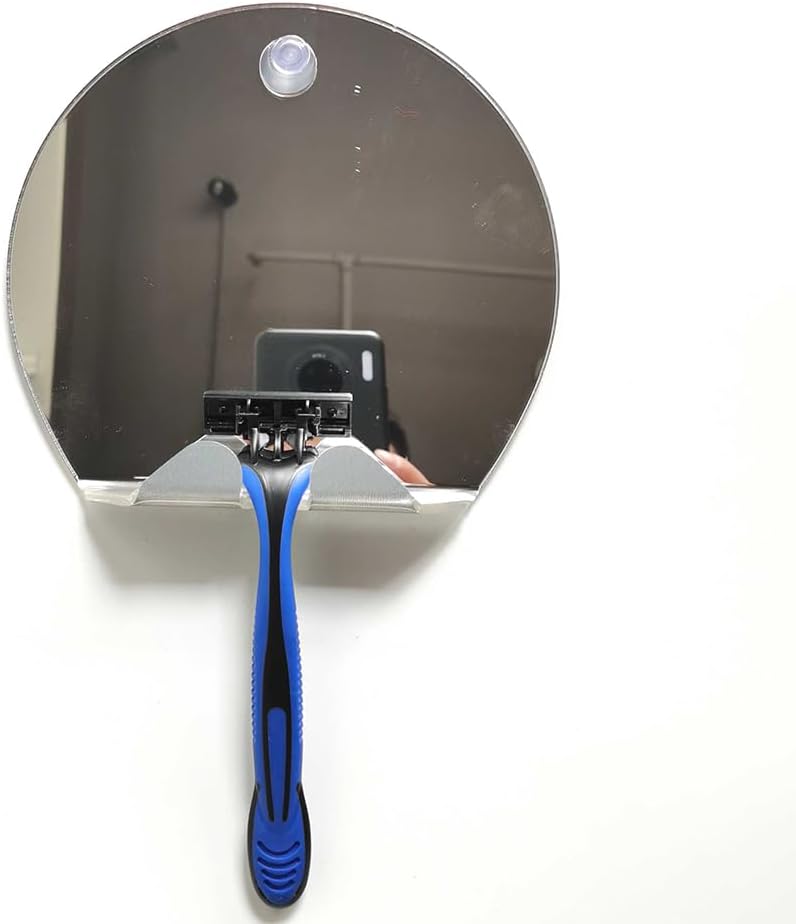 Garneck Fogless Shower Mirror with Suction Cup 1