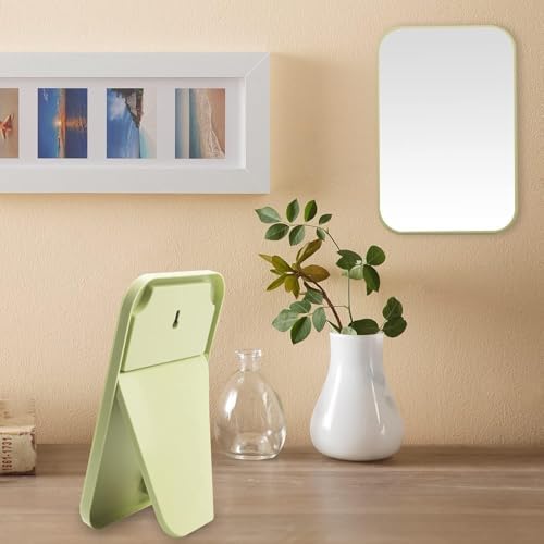DVHOK 8-Inch Desktop Makeup Mirror with Hanging Design