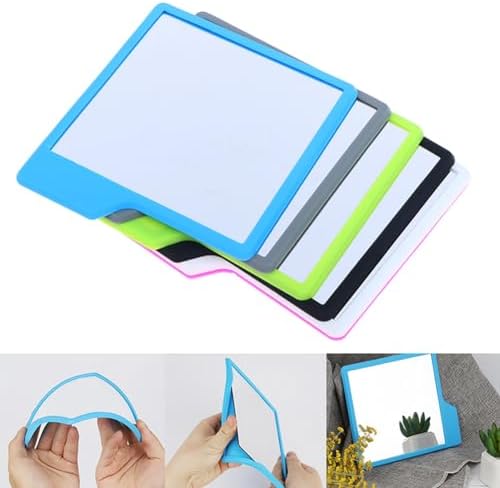 Dytebeply Shatterproof Silicone Mirror for Shaving Makeup