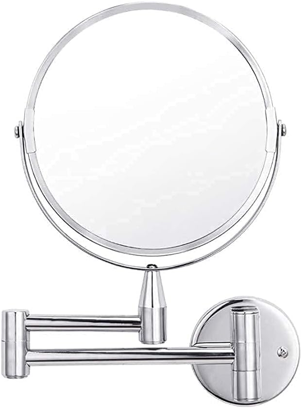 LCARY Wall Mounted Makeup Mirror 7 1X5X Magnification