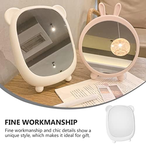 Hemoton Cute Bear Design Makeup Mirror