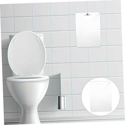 Shower Mirror 30x20cm Shatterproof Fogless Acrylic for Bathroom Camping