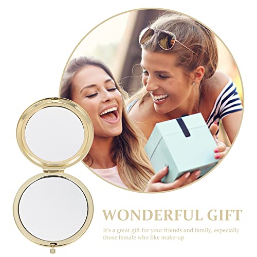 Beavorty Women Portable Foldable Makeup Mirror