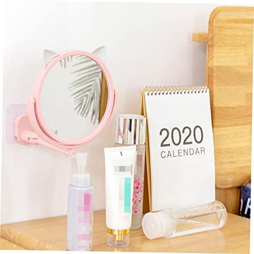 Wall-Mounted Folding Mirror for Bathroom and Vanity Use