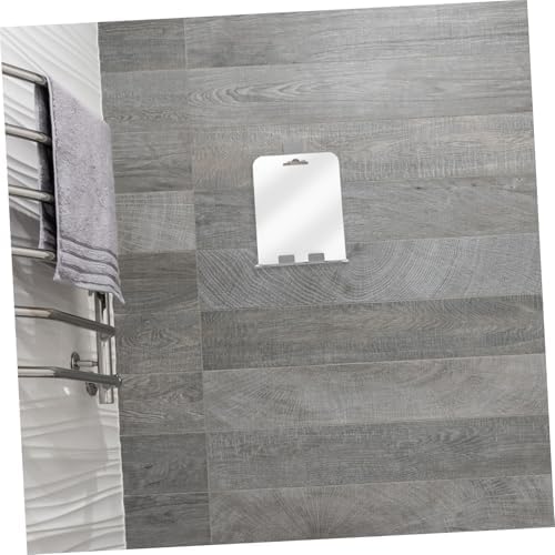 PRETYZOOM Wall Mount Shower Mirror with Razor Holder