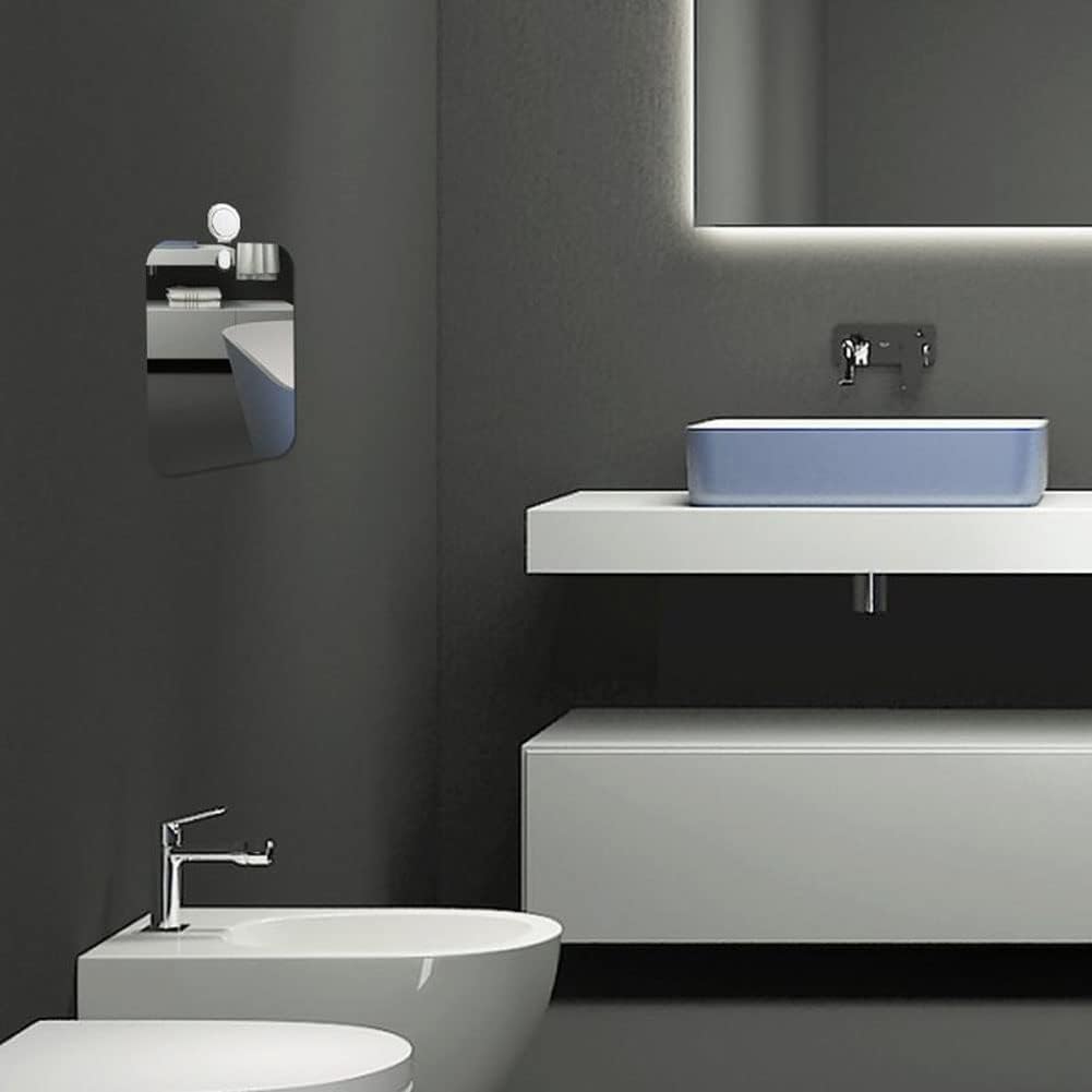 2PCS Shower Mirror Fog Free for Shaving and Makeup
