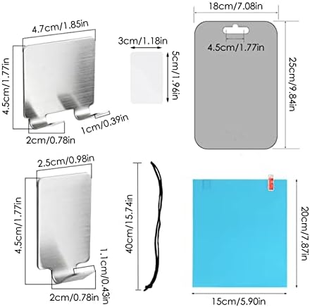 Shenyy Fogless Shower Mirror with Shaver Holder