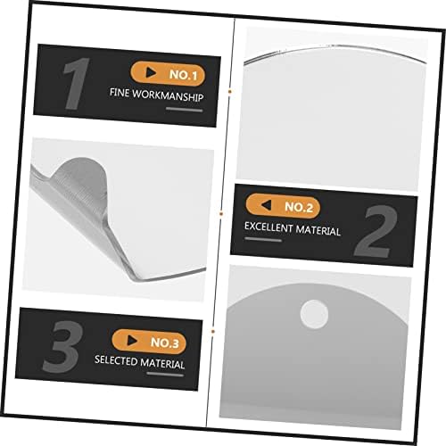 PAMINGONO Simple Acrylic Anti-Fog Mirror Set for Home Bathroom Travel