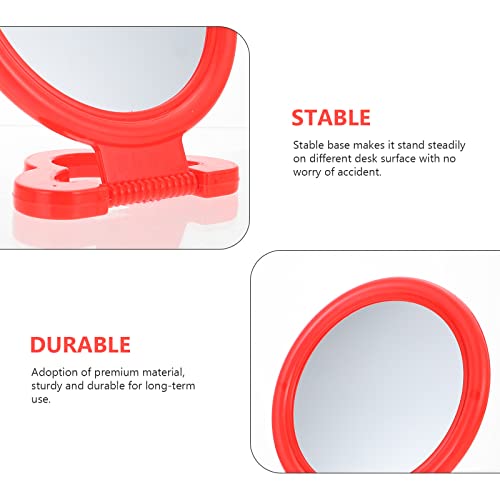 Beavorty Retro Desktop Makeup Mirror with Stable Base