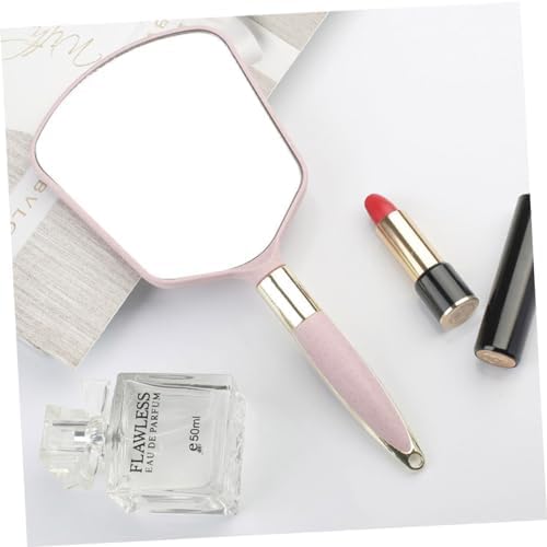 VALICLUD Wall Mounted Handheld Mirror with Ergonomic Handle
