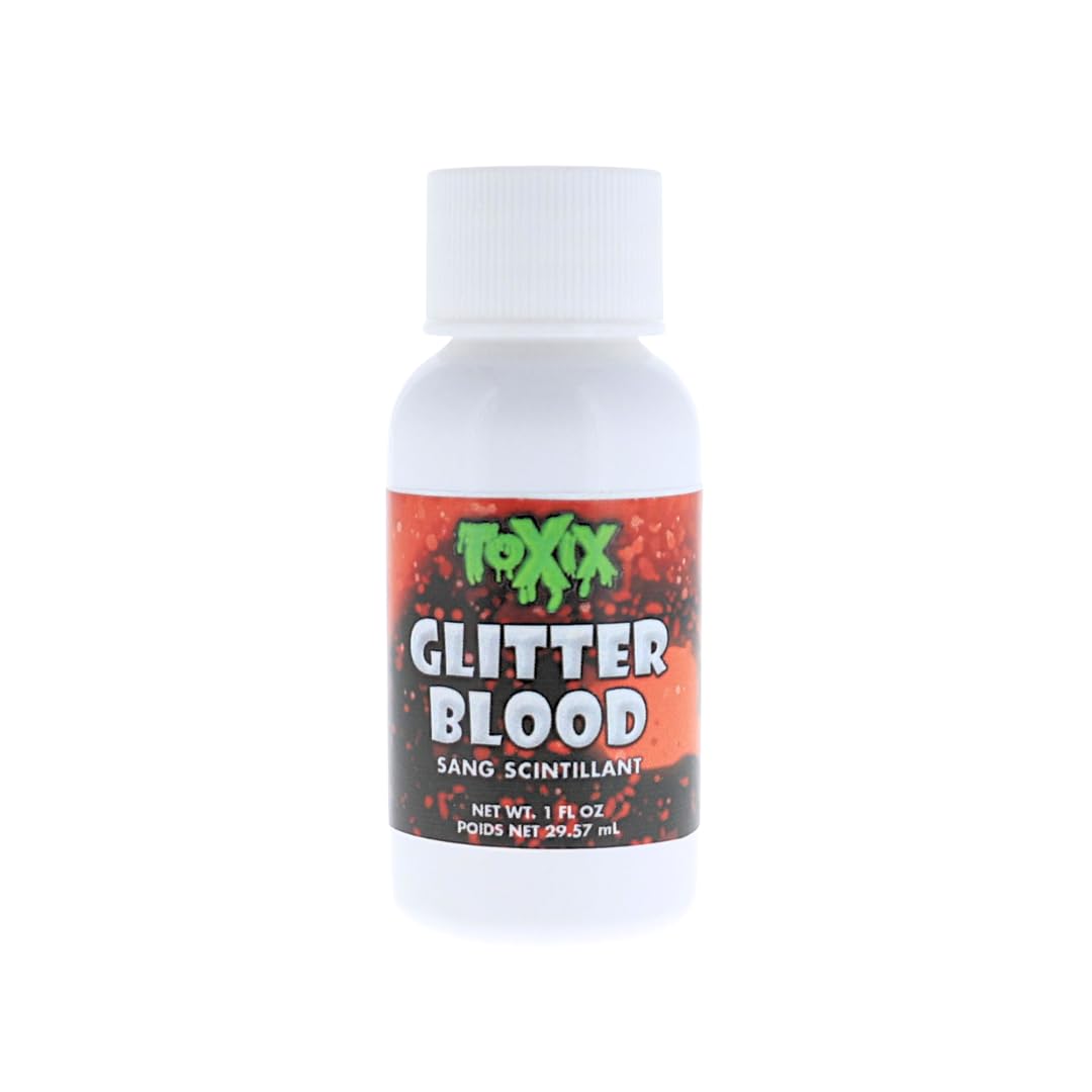 Sparkling Red Glitter Fake Blood 1 Oz