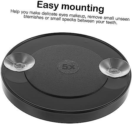 HONITANO 5x Magnifying Mirror with Suction Cups 1