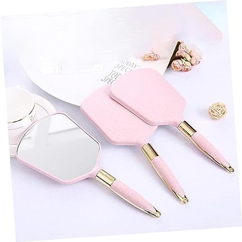 BESTYASH Handheld Vanity Mirror with Hook for Travel and Home Use