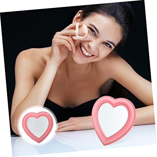 LIFKOME Heart Shaped Makeup Mirror Wall Mounted 1