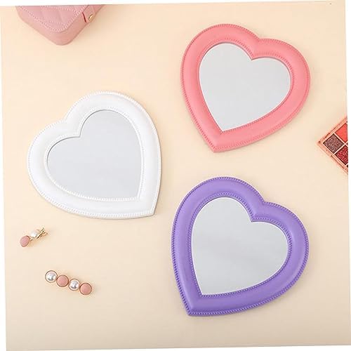 VANZACK Heart-Shaped Vanity Mirror Set for Desk and Wall 1