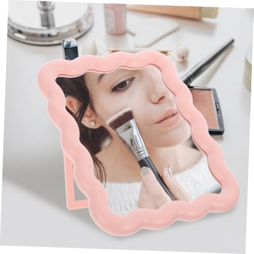 FONDOTIN Portable Wave Shaped Vanity Mirror