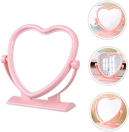 VICASKY Heart Shaped Double Sided Makeup Mirror