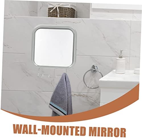 Yardwe Hook Vanity Mirror for Shower Shaving Anti Fog Mirror