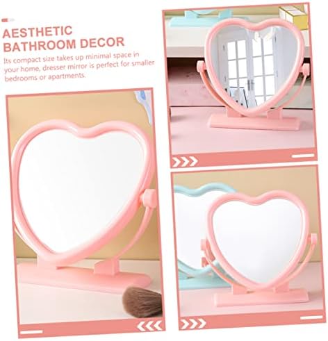 VICASKY Heart Shaped Double Sided Makeup Mirror