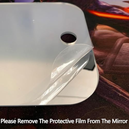 NKJVE Shatterproof Fogless Mirror for Shaving and Makeup