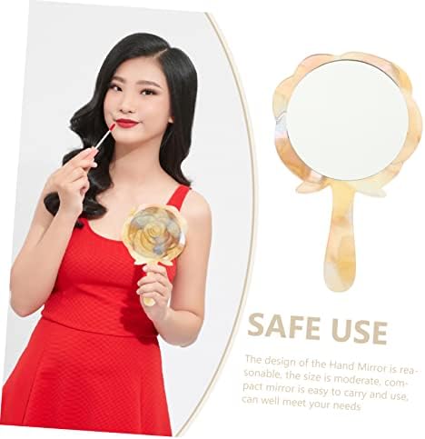 DOITOOL Heart Shaped Compact Travel Mirror for Women