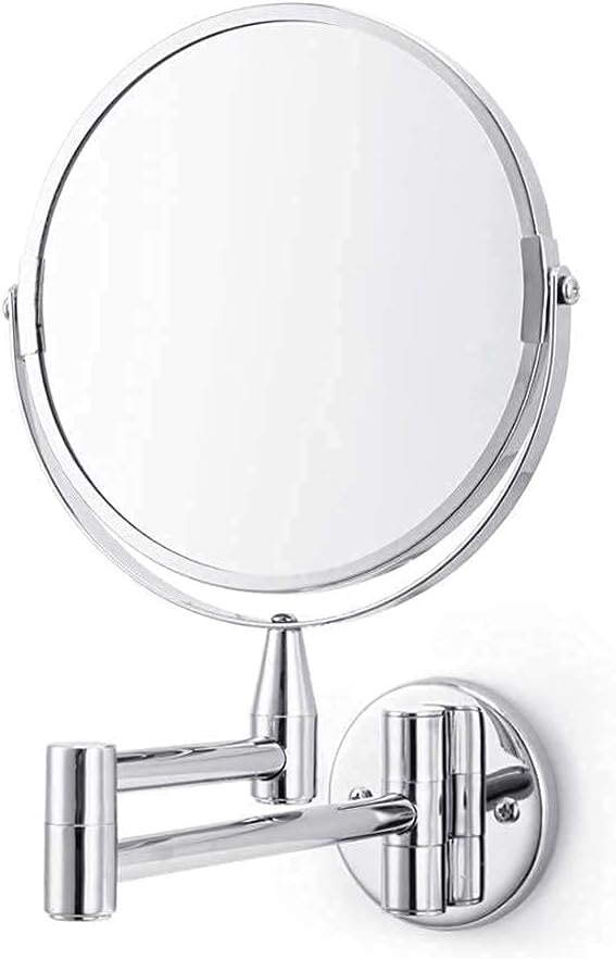 LCARY Wall Mounted Makeup Mirror 7 1X5X Magnification
