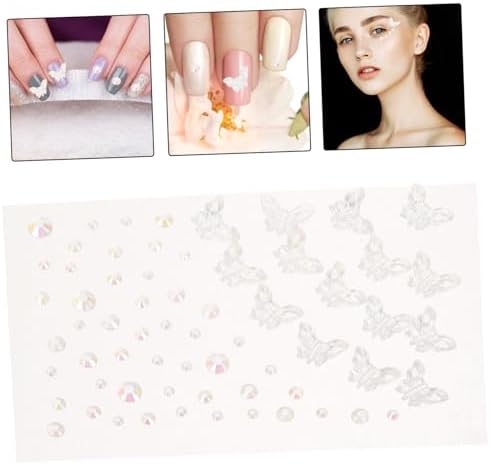 Gems Stickers for Face Makeup Butterfly Tear Diamond Adhesive 1
