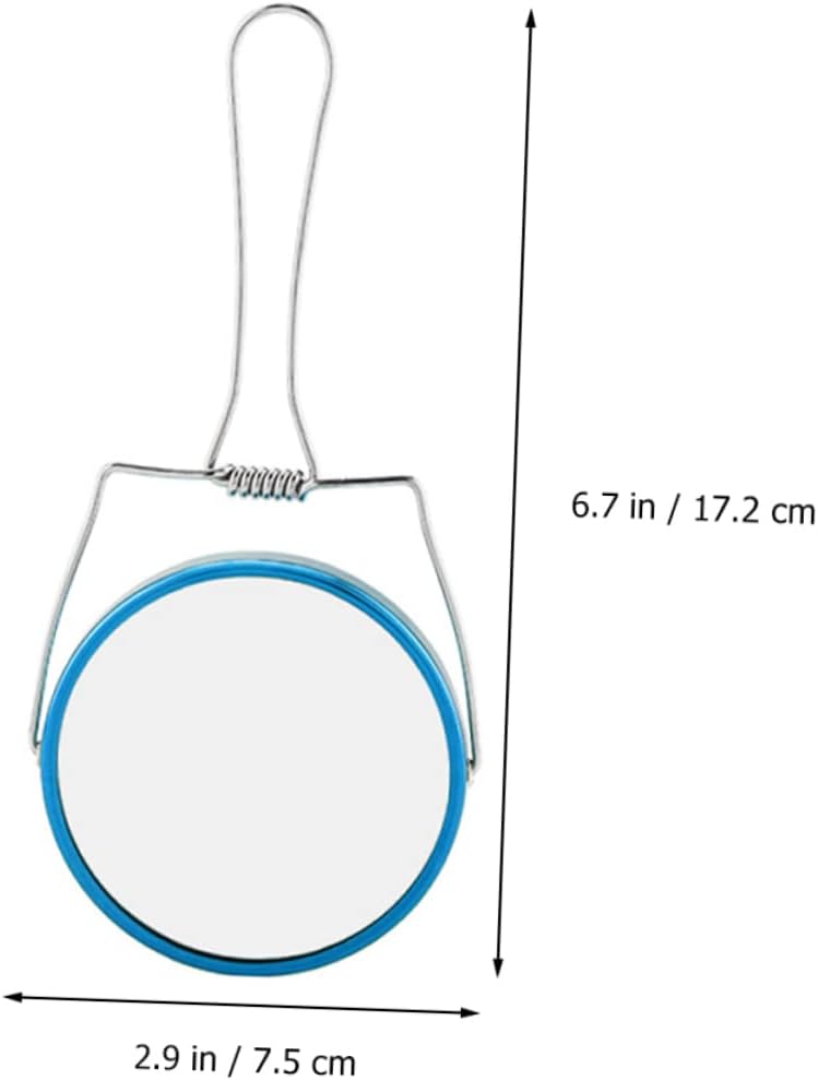Elegant Round Double Sided Makeup Mirror Portable Easy to Clean
