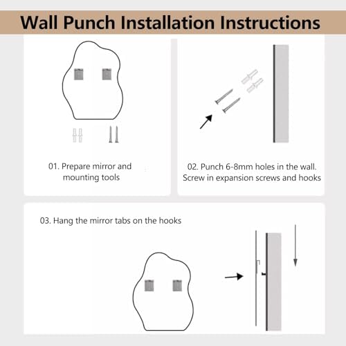 Adjustable Tri Tone LED Wall Mounted Mirror