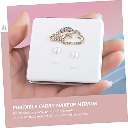 NOLITOY Double-Sided Travel Makeup Mirror Compact Portable 1