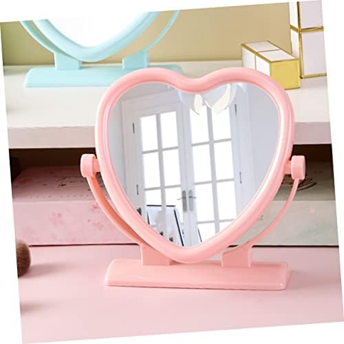 Vaguelly Heart Shaped Double Sided Vanity Mirror 1