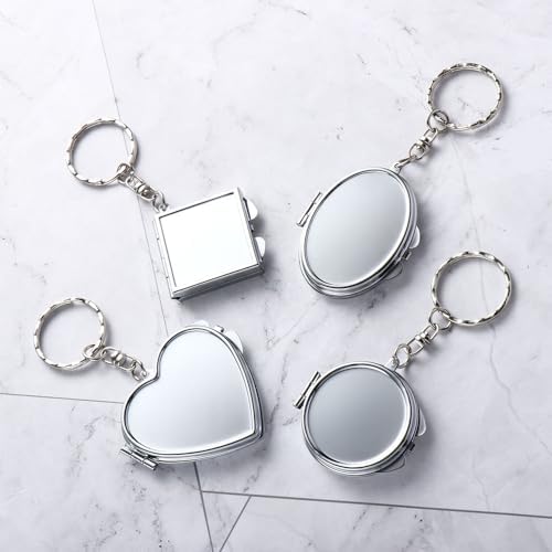 Portable Small Folding Mirror Key Chain Mirror