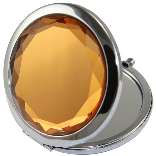 KOLIGHT Double Sides Portable Foldable Metal Makeup Mirror