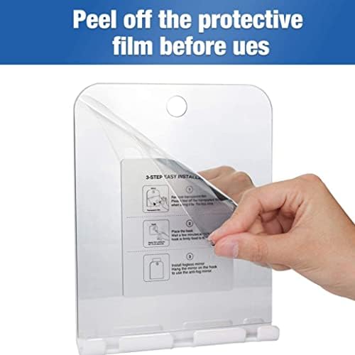 CurcKua Anti-Fog Shatterproof Acrylic Mirror