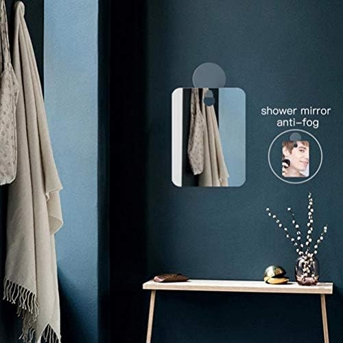 NOENNULL Anti-Fog Shower Mirror for Men Women