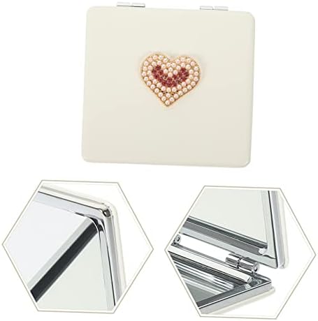 Portable Makeup Mirror Clamshell Compact for Travel and Daily Use