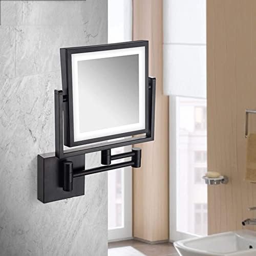 DEIHGE 8 Wall-Mounted Makeup Mirror with 3X Magnification