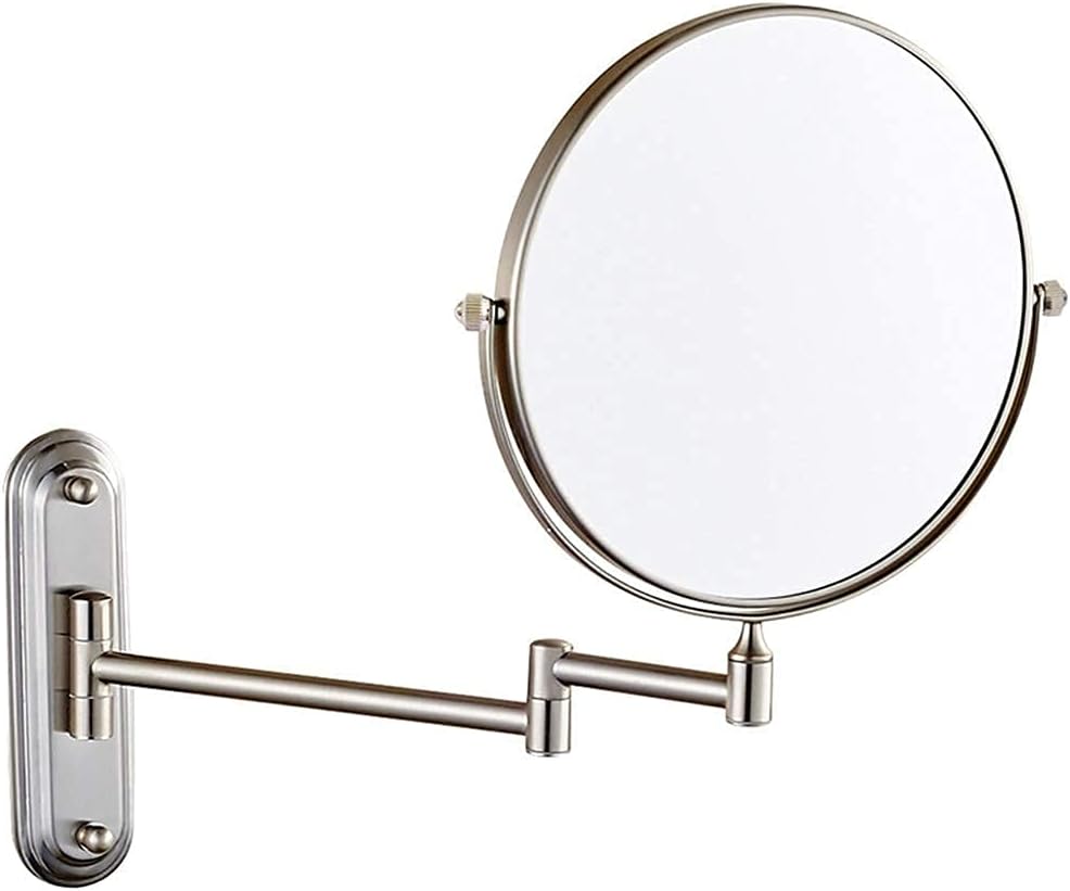 DEIHGE Wall-Mounted Brass Makeup Mirror