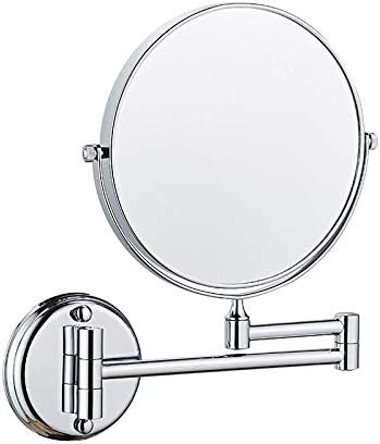 LZHIANG 8 Wall Mounted Makeup Mirror with 3X and 5X Magnification